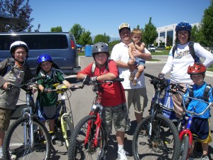Our First Family Race - Tour de Donut held in Pleasant Grove/American Fork on July 16, 2011